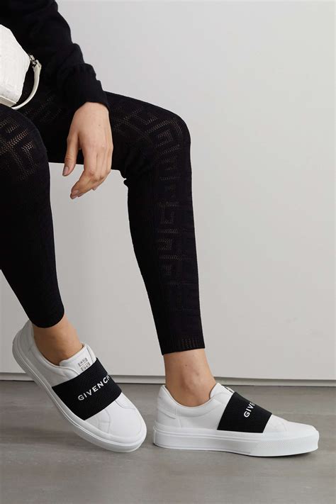 givenchy slip on sandals|Givenchy black and white sneakers.